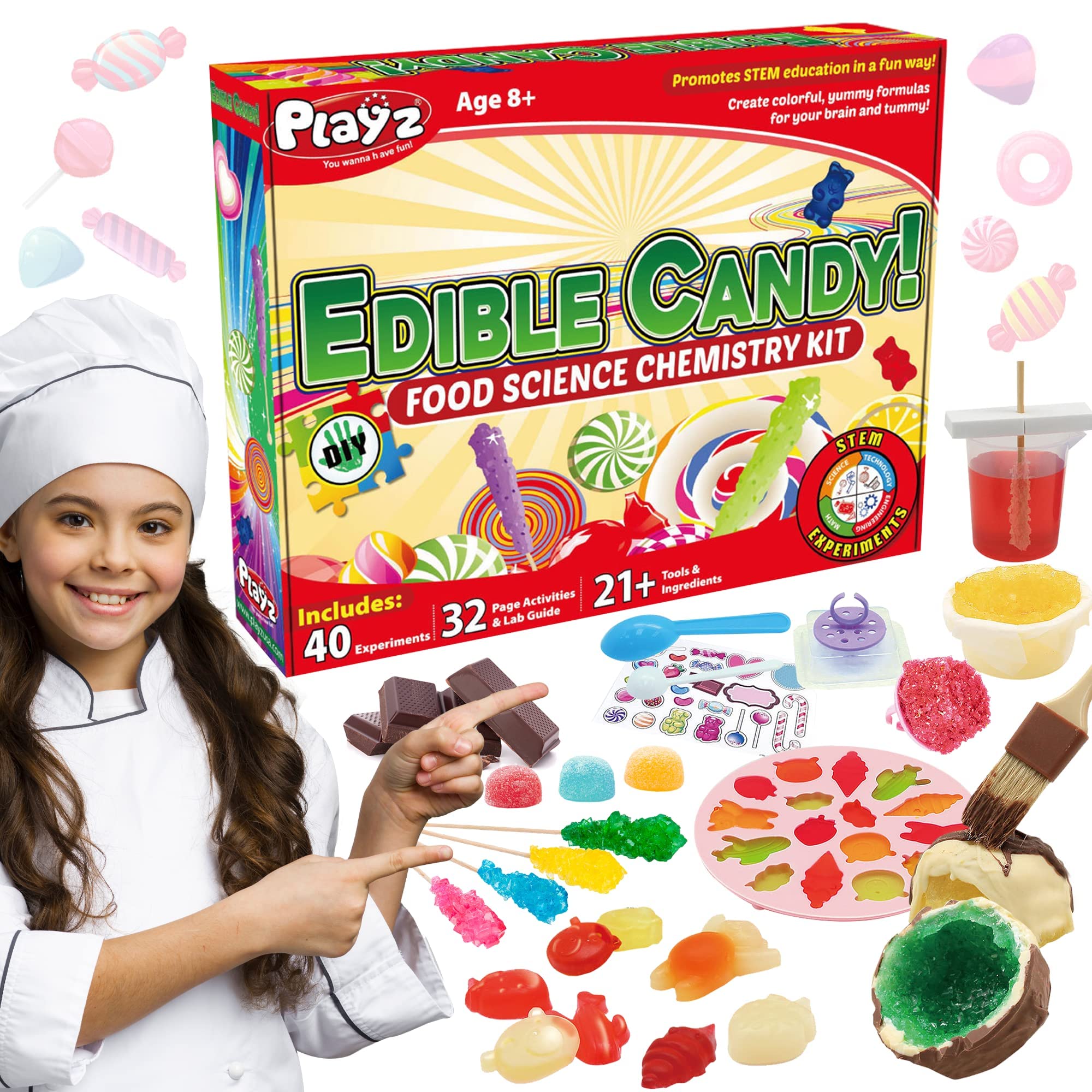 Playz Edible Candy Making Science Kit