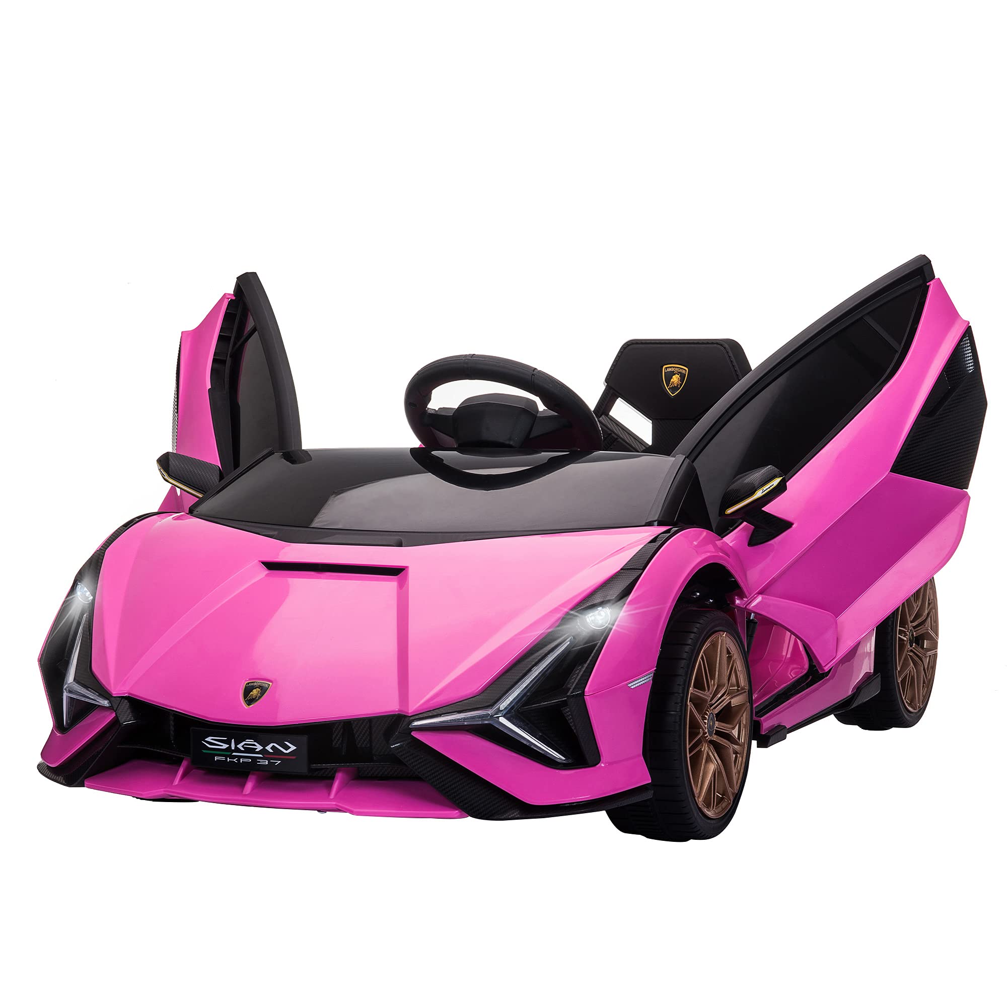 Aosom Pink Lamborghini SIAN Ride On