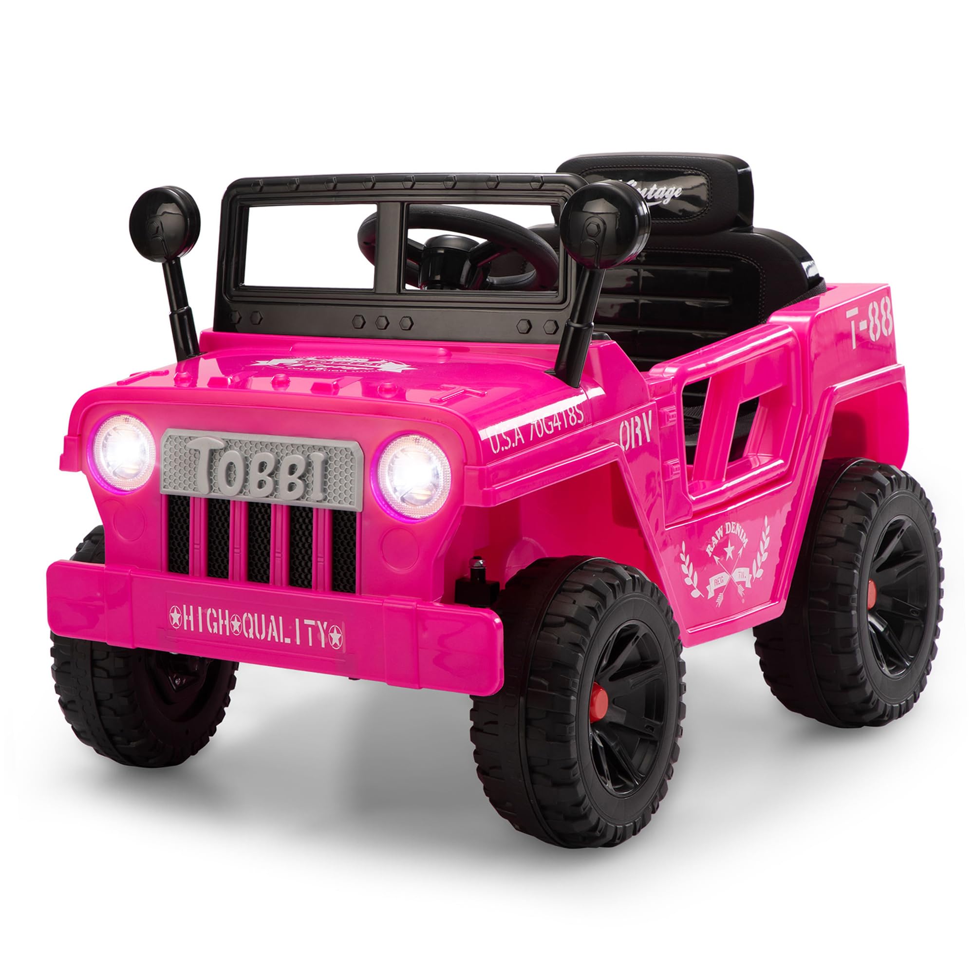 TOBBI Pink Ride On Truck