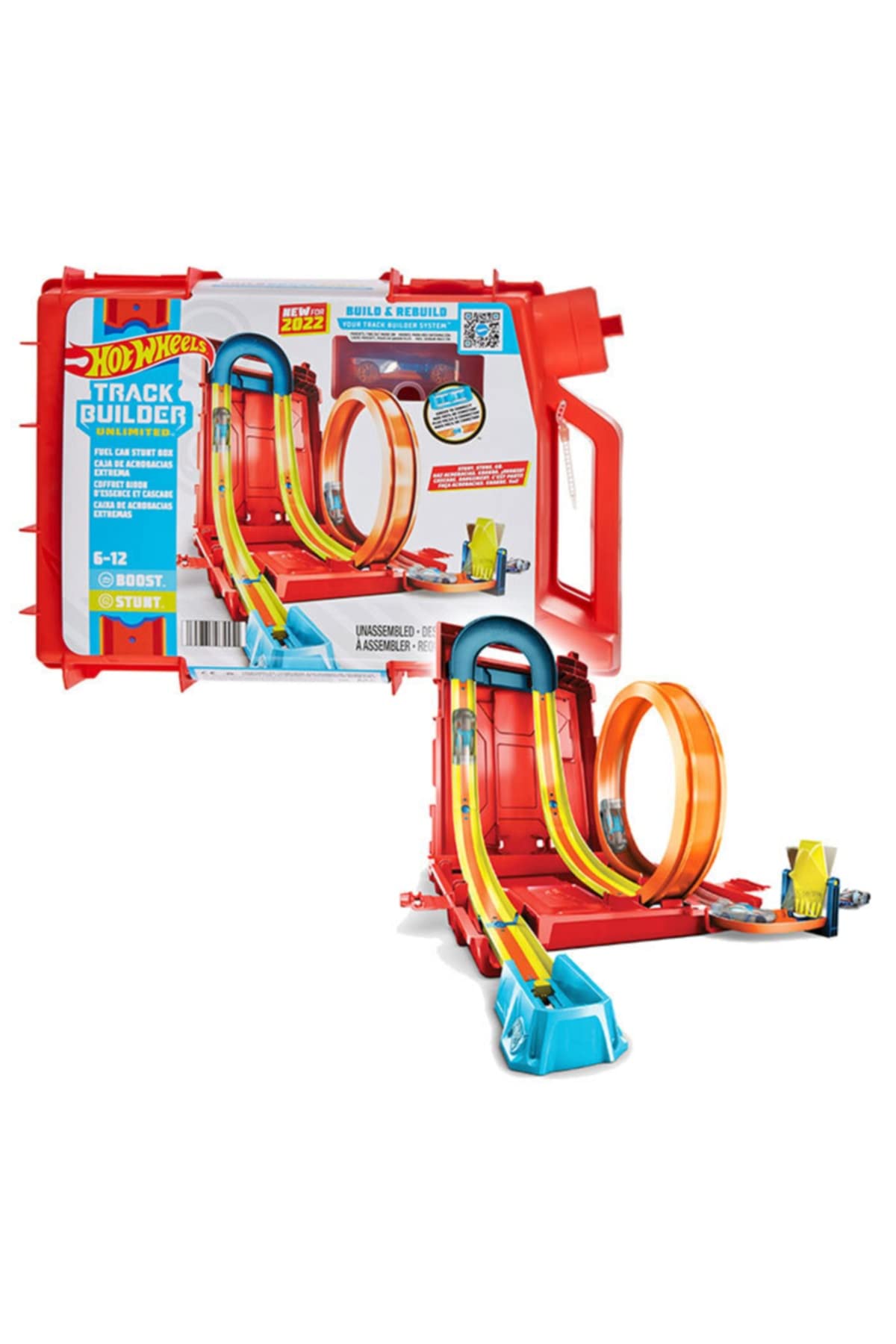 Hot Wheels Track Builder Unlimited Playset Fuel Can Stunt Box