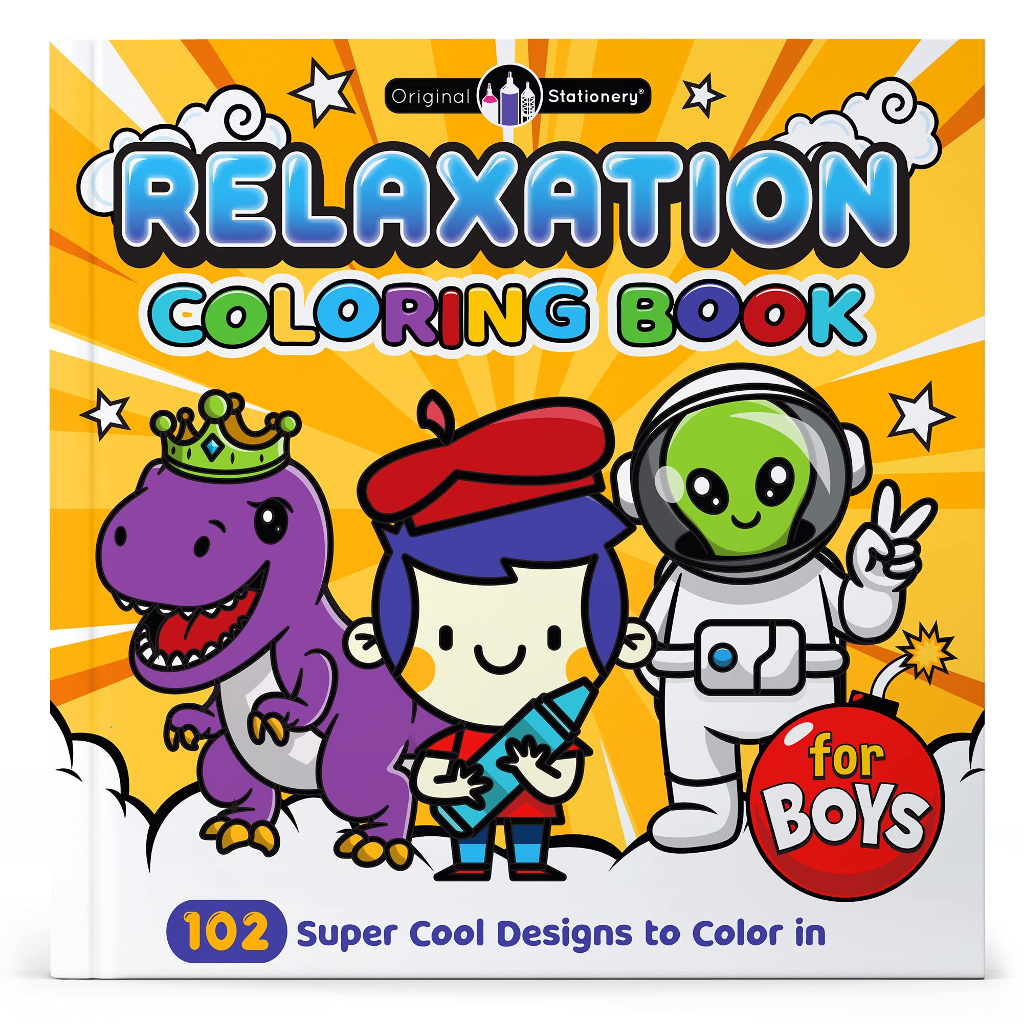 Original Stationery Arts and Crafts Coloring Book