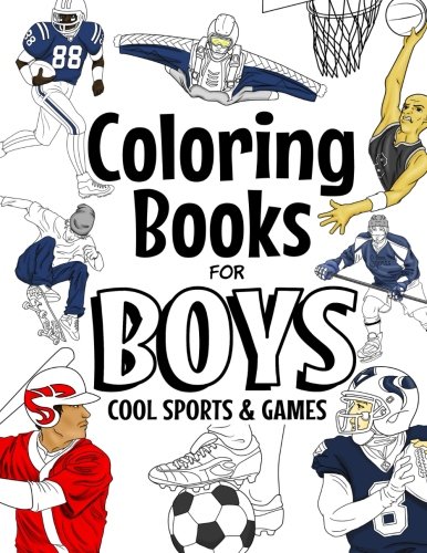 Cool Sports and Games Coloring Book