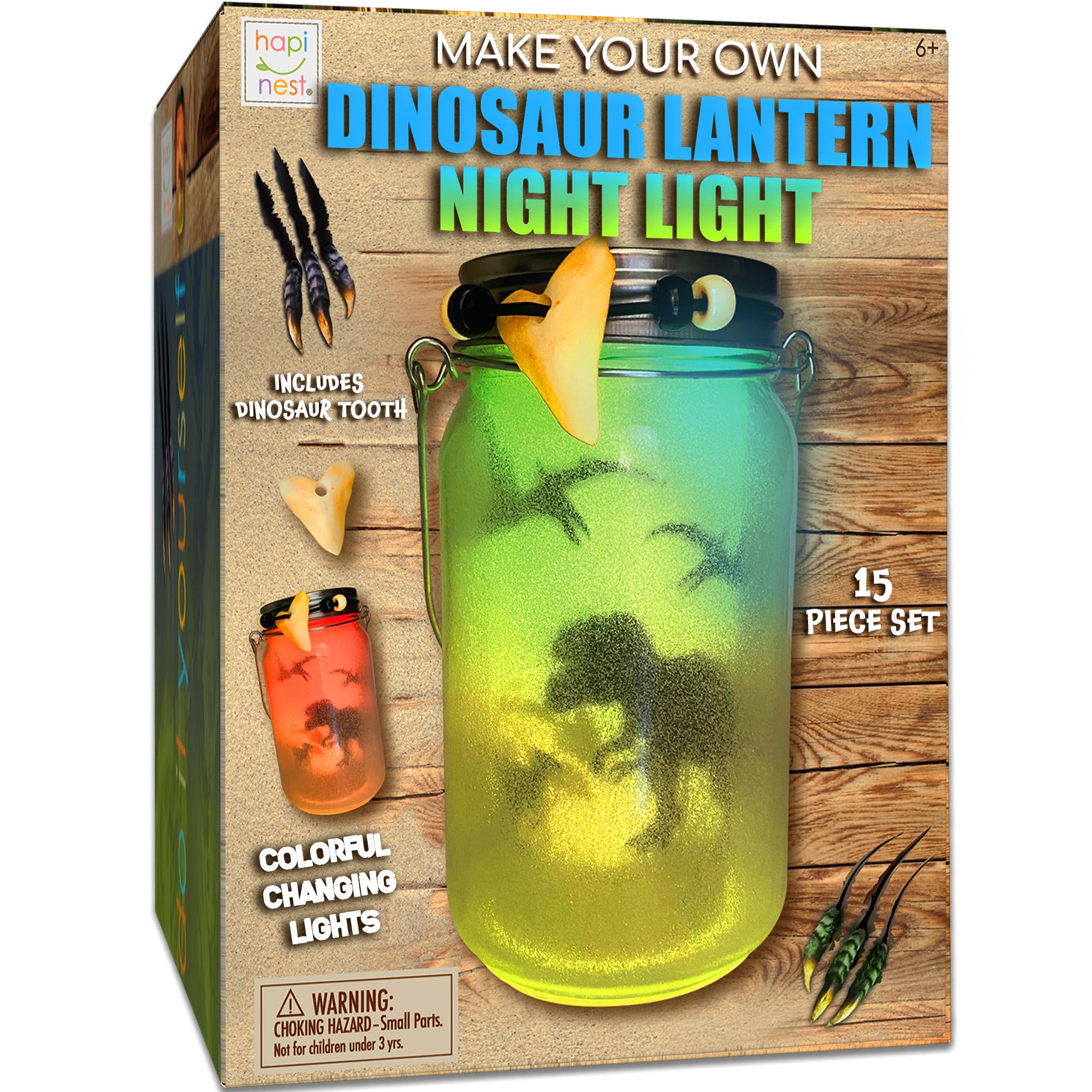 Hapinest DIY Dinosaur Toy Lantern Night Light Kit