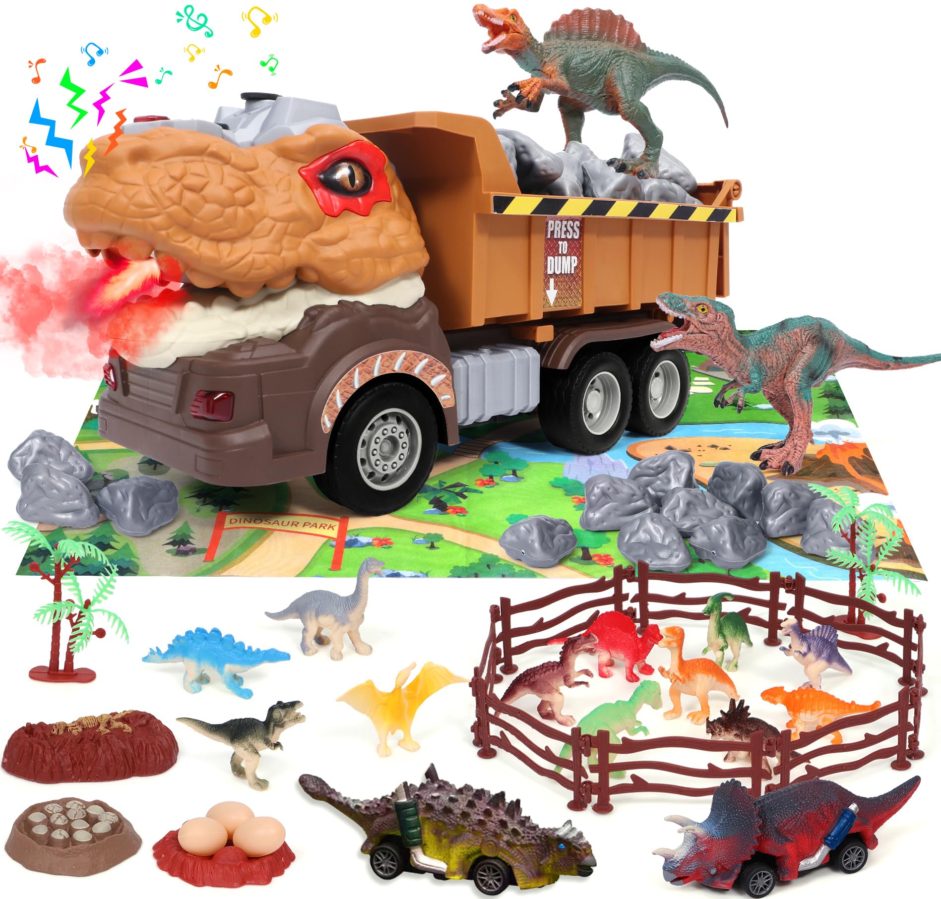 G.C Dinosaur Dump Truck Toy