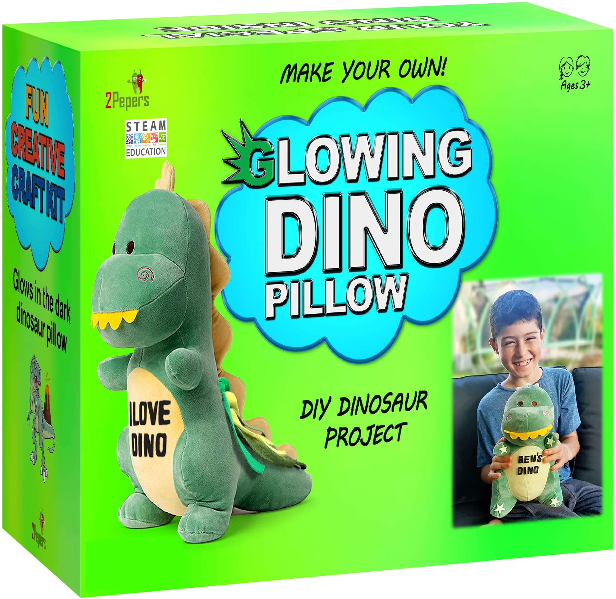 Dinosaur Plush Pillow