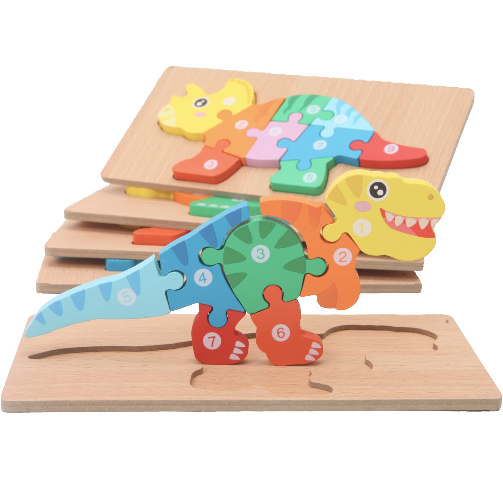Montessori Mama Dino Puzzles