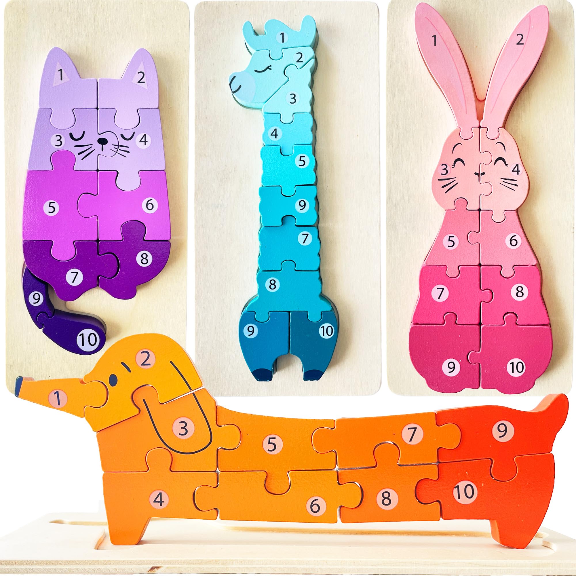 Hapinest Wooden Jigsaw Puzzles