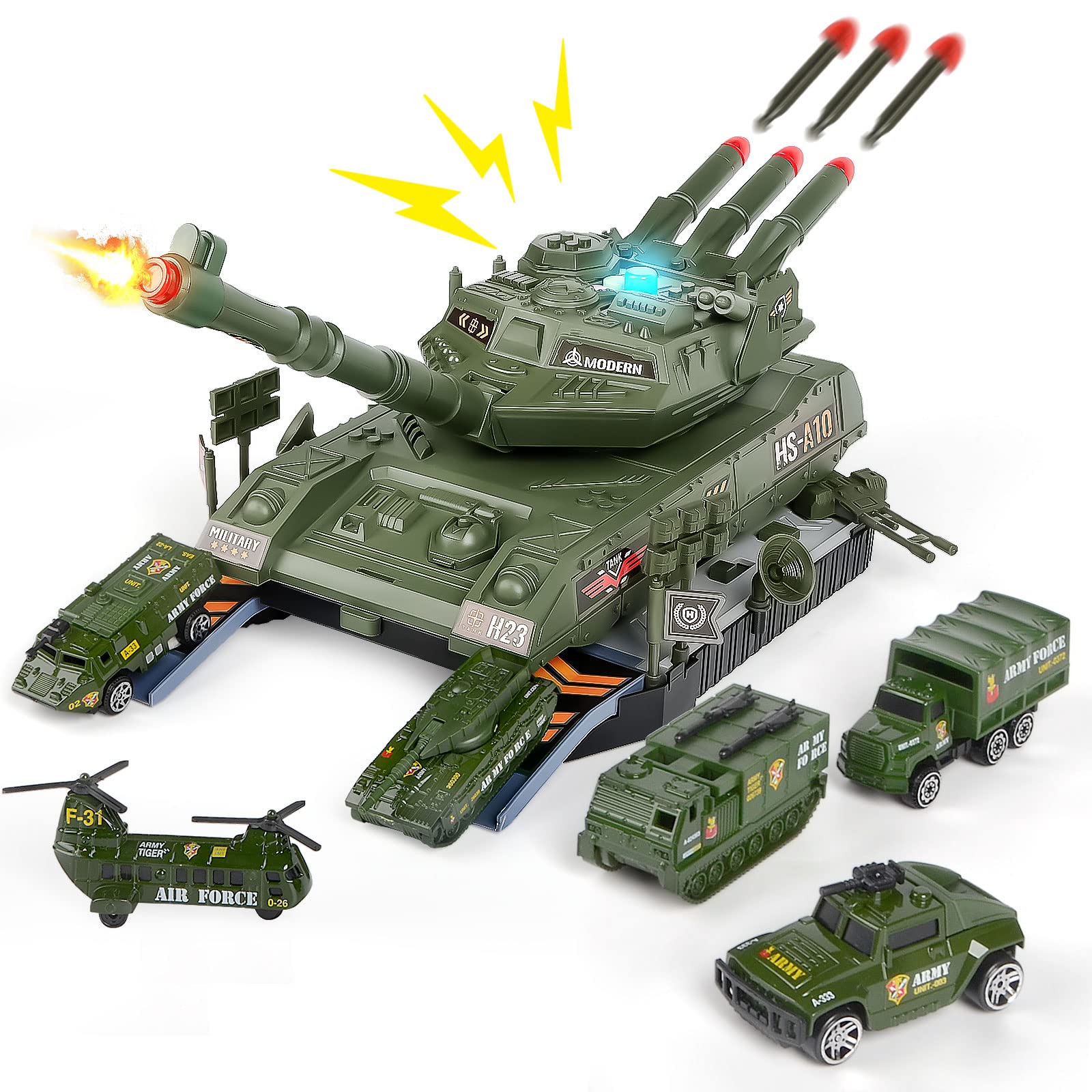 COVTOY Military Toy Tank Set