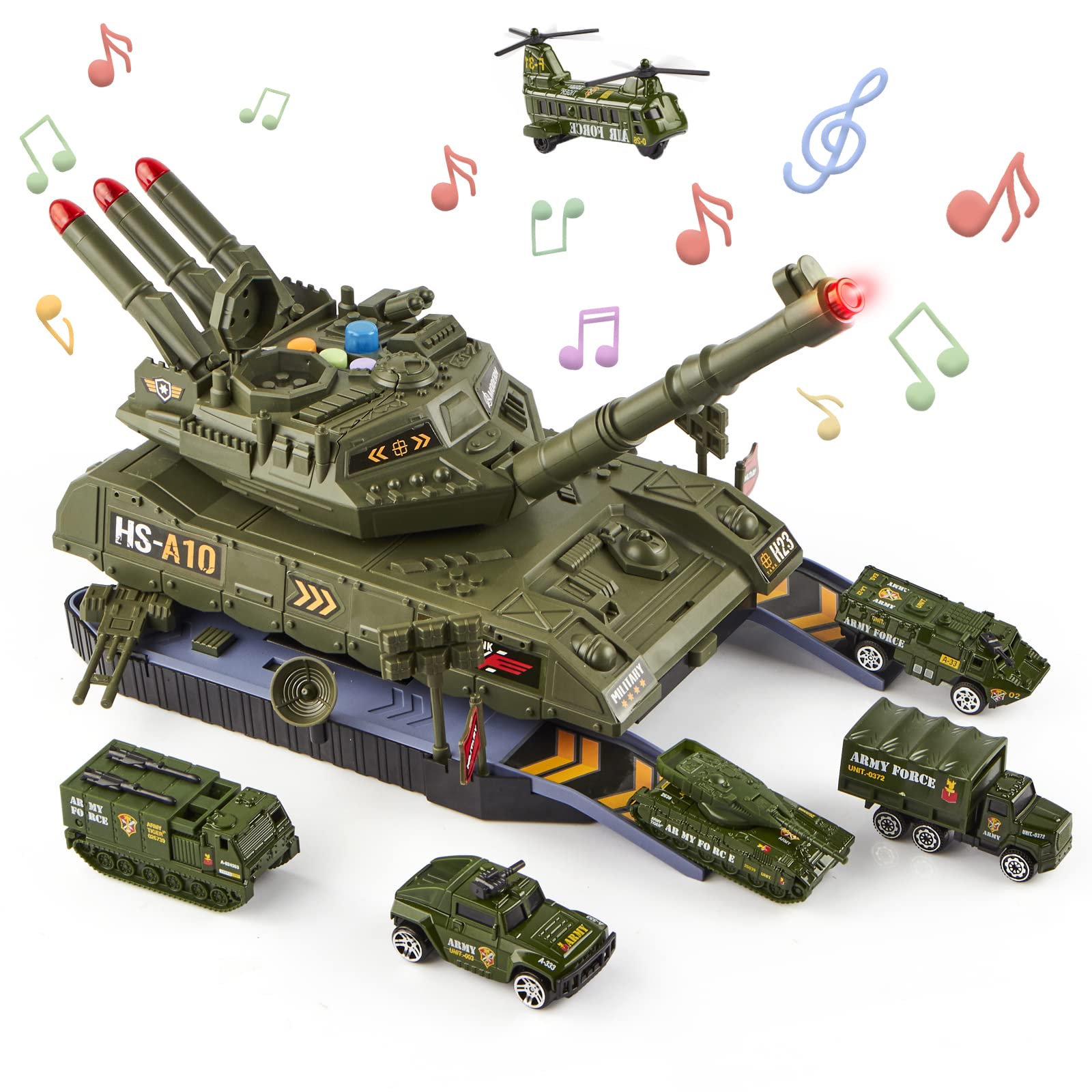 WNSULL Army Tank Toy
