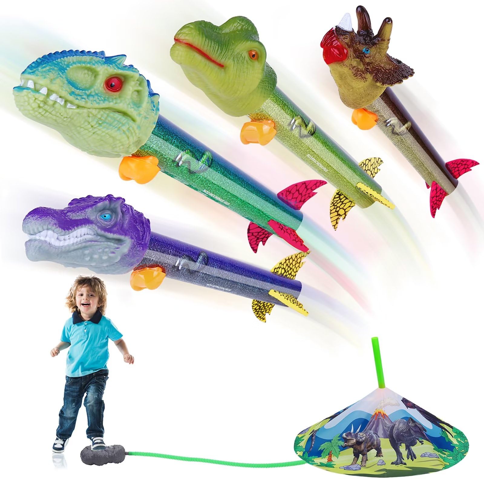 Dinosaur Toy Rocket Launcher