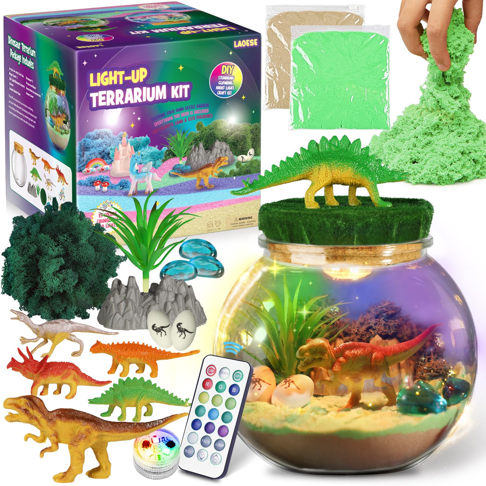 Dinosaur Terrarium Kit